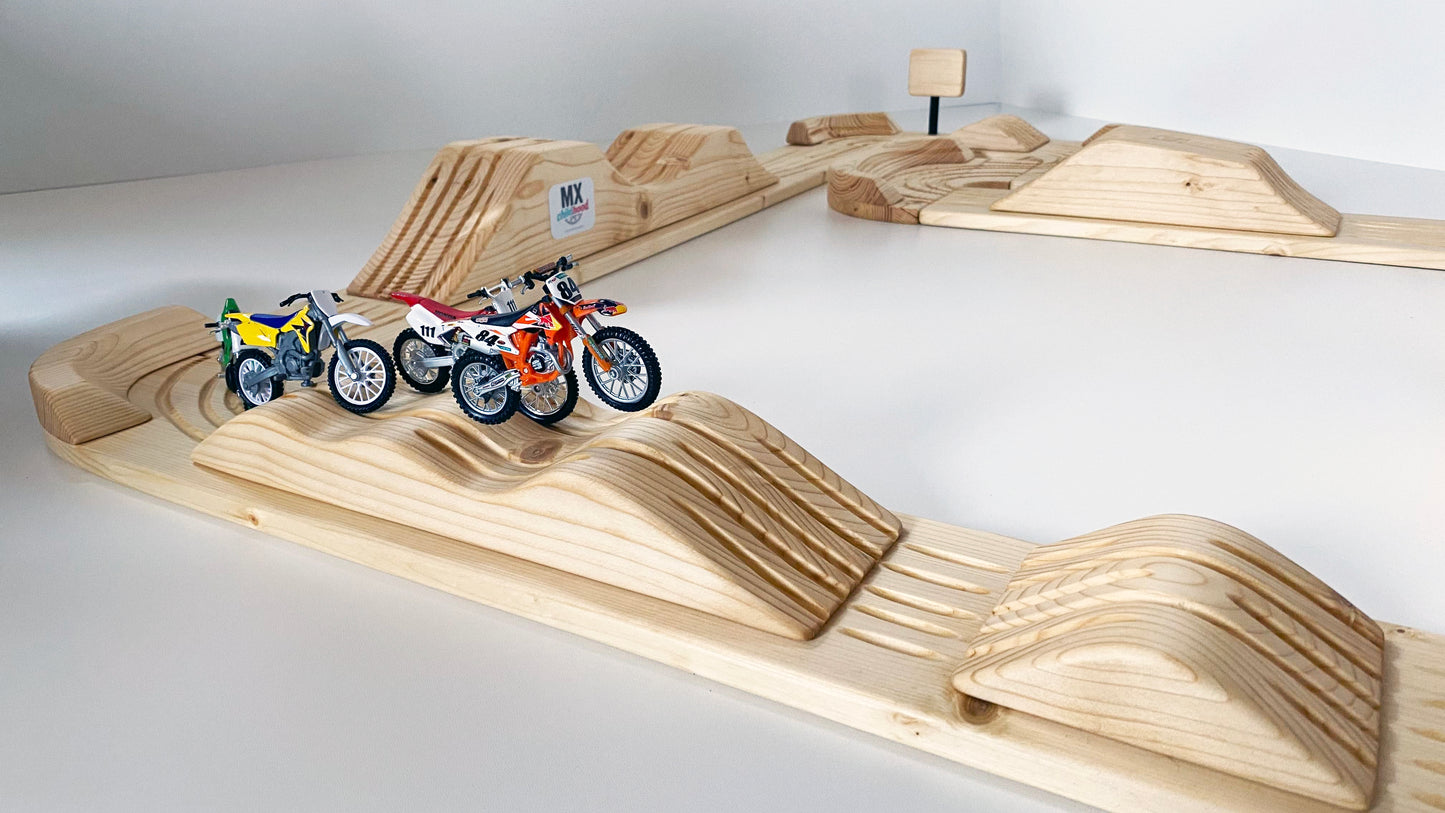 Large Dirt Bike Play Track, Motocross In Your Room, Motocross Kids Track, Eco - Friendly Toys